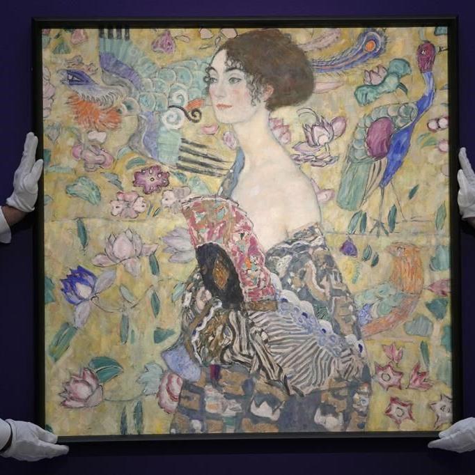Klimt painting sets European record with $108 million price tag at Sotheby's auction in London